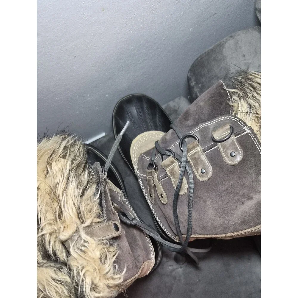 Sorel Joan of Arctic Brown Suede Waterproof Boots | Women’s Size 7